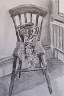 Hyacinth on chair