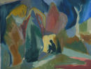 secret place oil on canvas 50x40cm