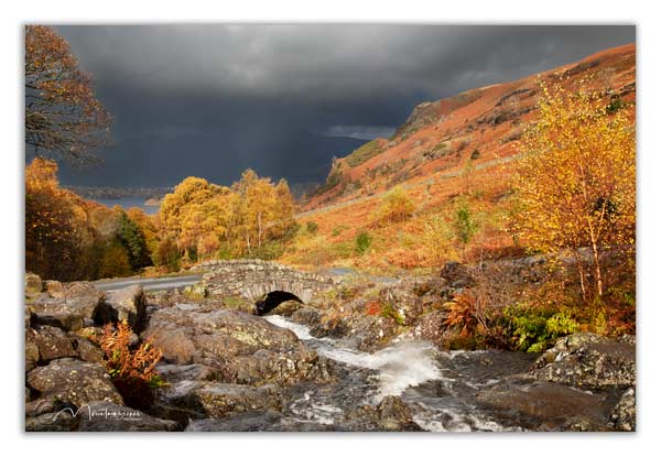 Ashness Bridge in Autumn 2