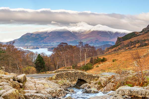 Ashness Bridge in Winter 1 Print