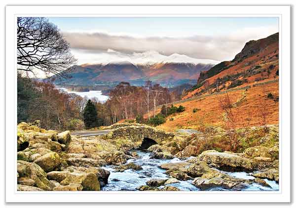 Ashness Bridge in Winter