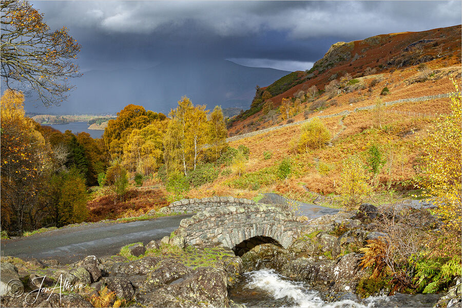 Ashness Bridge in the Autumn