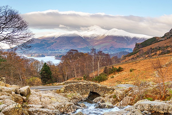 Ashness Bridge in Winter