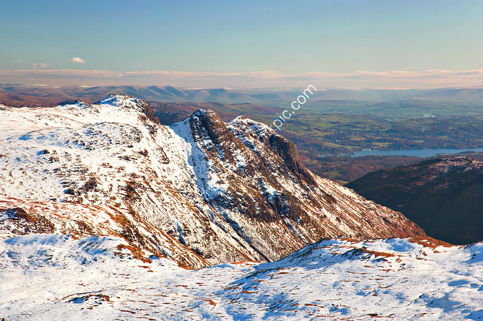 Langdale Pikes from Glaramara