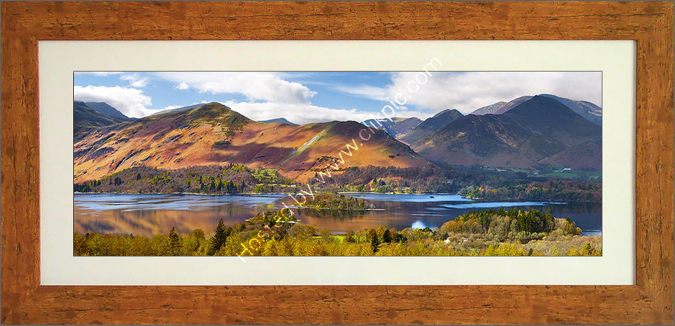 Catbells and the Derwent Fells Framed