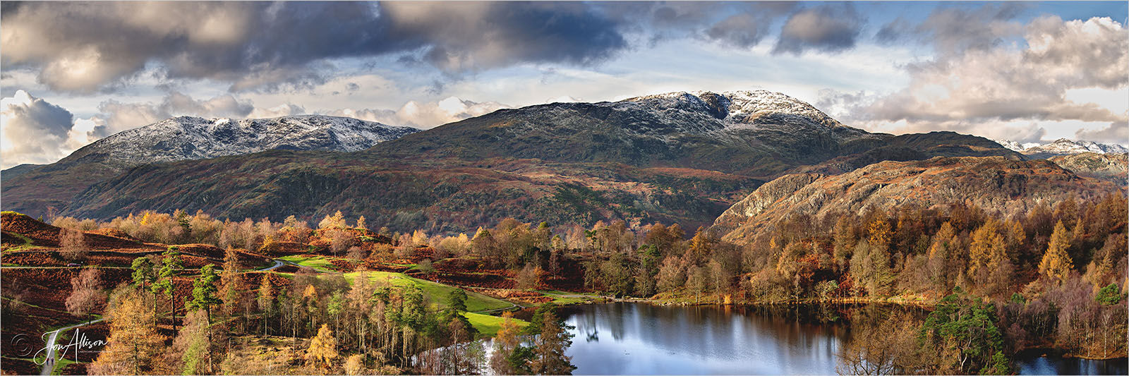 Coniston Fells from Tarn Hows 1
