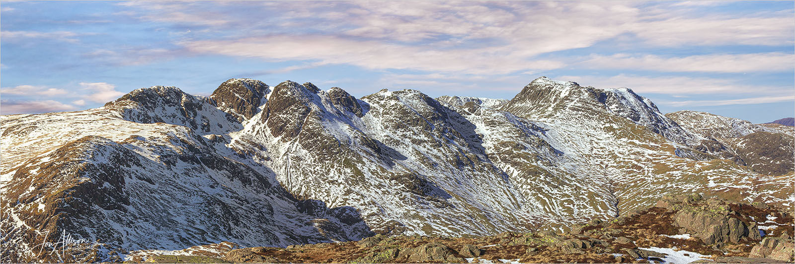 Crinkle Crags in Winter