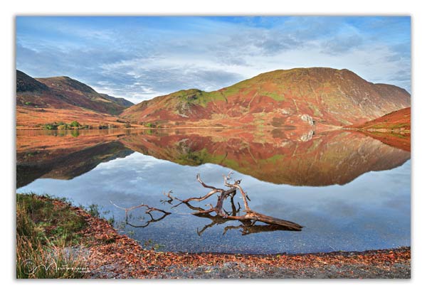 Crummock Water & Mellbreak reflections