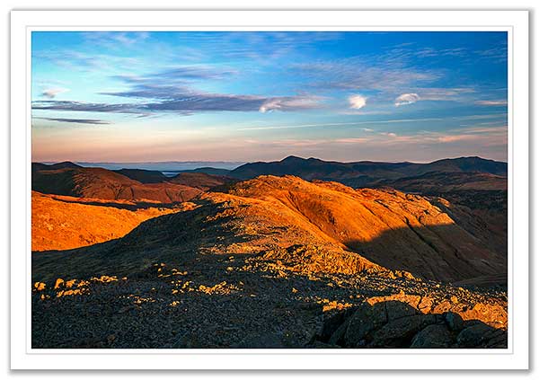 Esk Pike summit at dawn