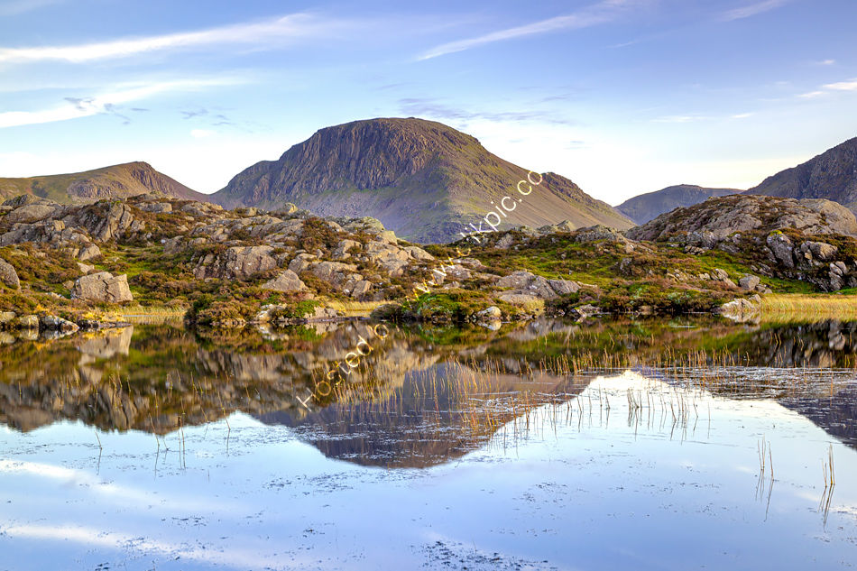 Great Gable across Innominate Tarn