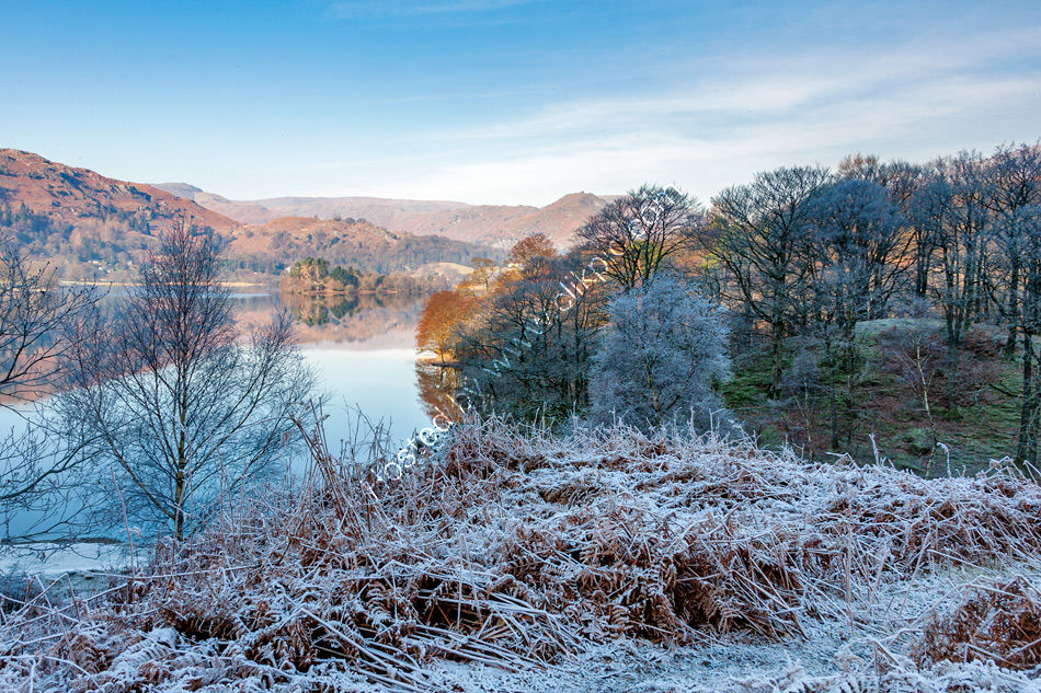 Early morning at Grasmere in winter
