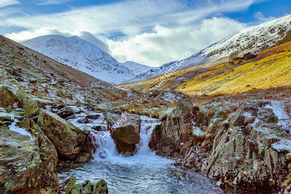 Looking up Glenridding Beck