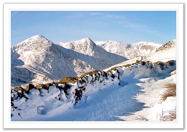 Kentmere Fells in Winter