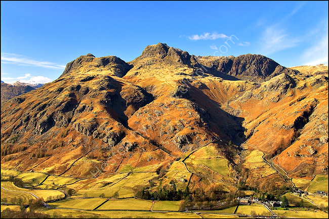 Langdale Pikes and Stickle Ghyll