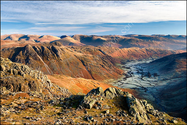 Langdale from Crinkle Crags