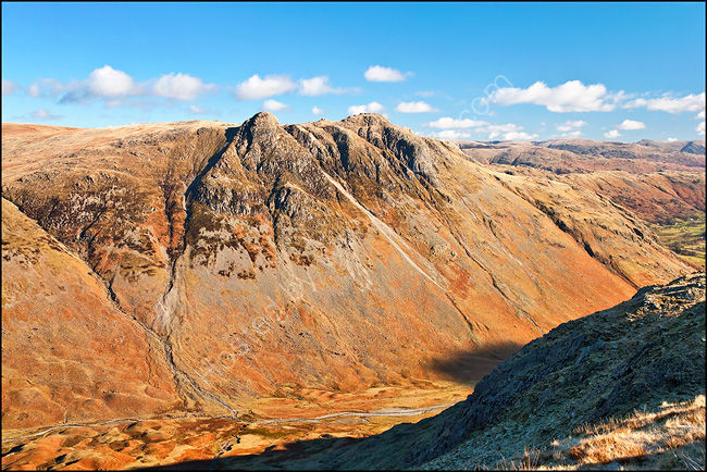 Langdale Pikes from Crinkle Crags