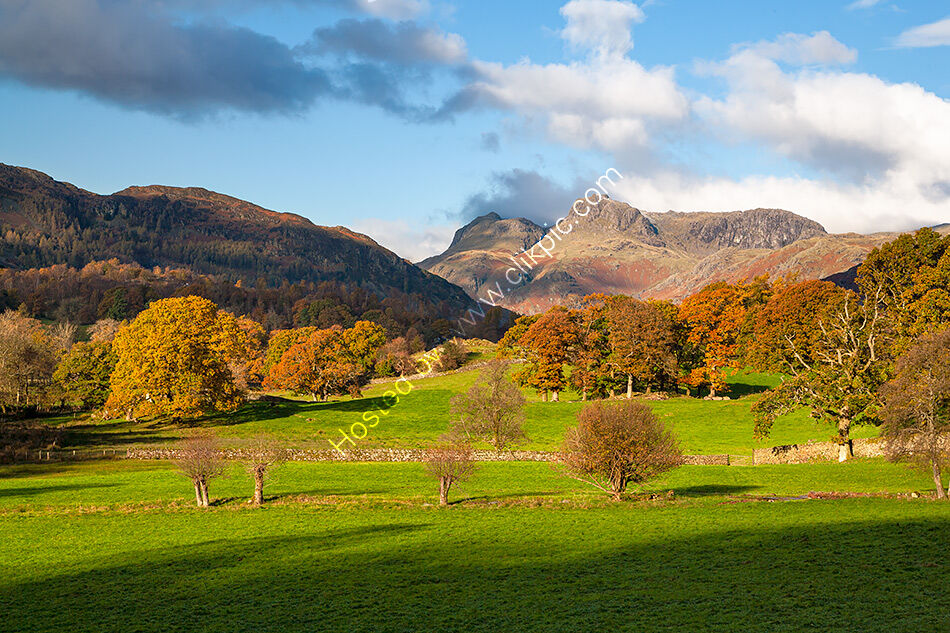 Langdale Pikes from Clappersgate