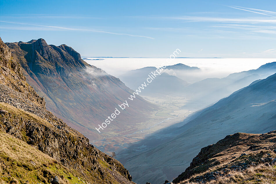 Langdale Valley from Crinkle Crags