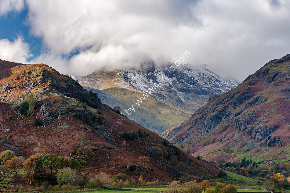 Bowfell under a blanket