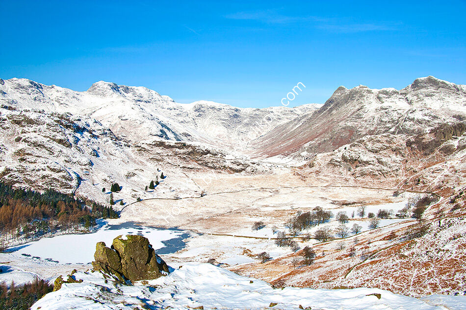 Across Little Langdale in winter