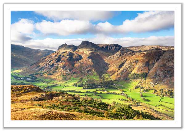 Langdale Pikes from Lingmoor Fell 2.