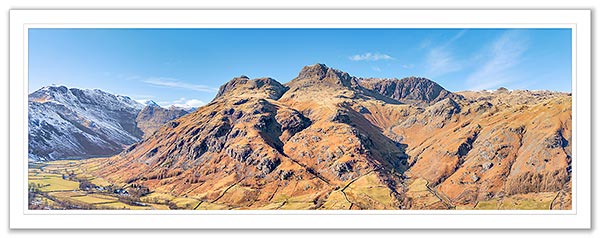 Langdale Pikes in Winter