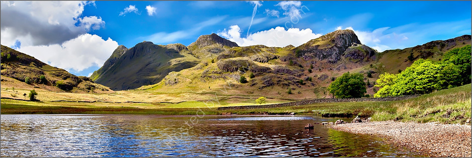 Blea Tarn, Little Langdale, in summer.