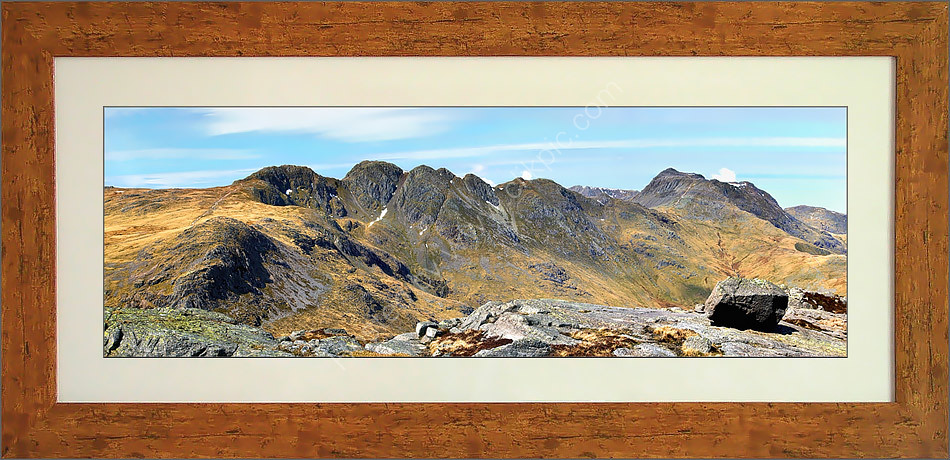 Crinkle Crags from Pike 'o Blisco