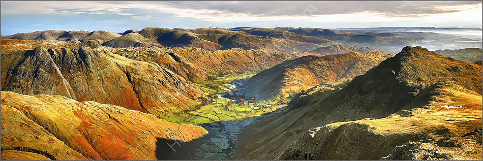 Langdale from Crinkle Crags