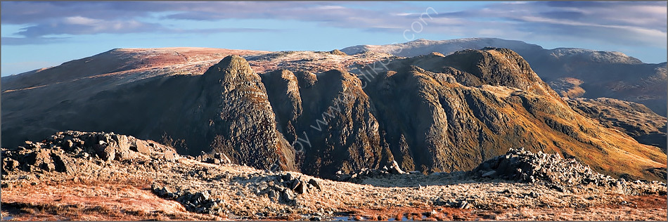 Langdale Pikes from Bowfell