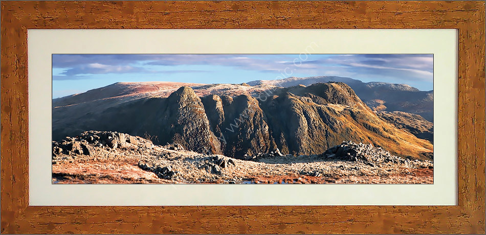 Langdale Pikes from The Band, Bowfell