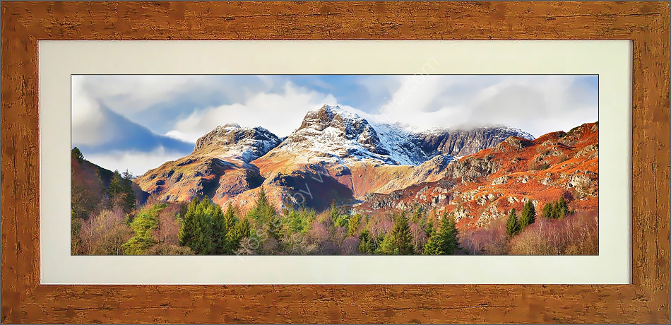 Langdale Pikes from Elterwater