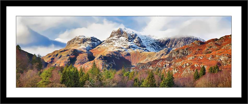 Langdale Pikes from Elterwater