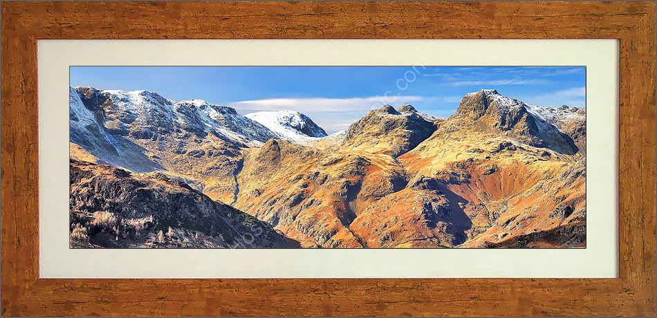 Langdale Pikes in Winter