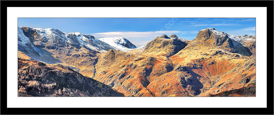 Langdale Pikes in Winter