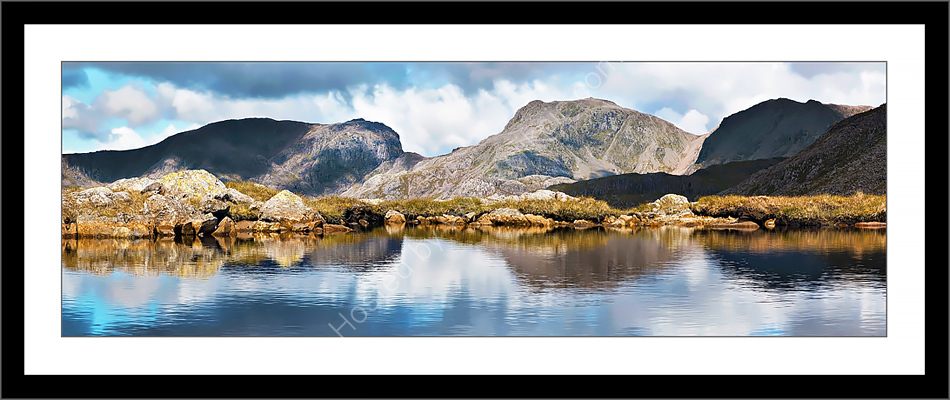 Scafell over Three Tarns