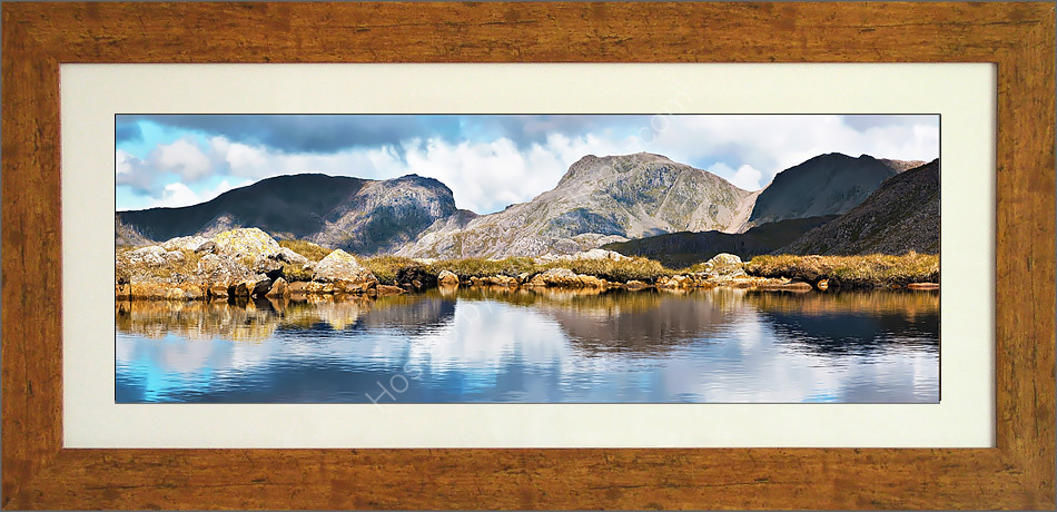Scafell over three Tarns
