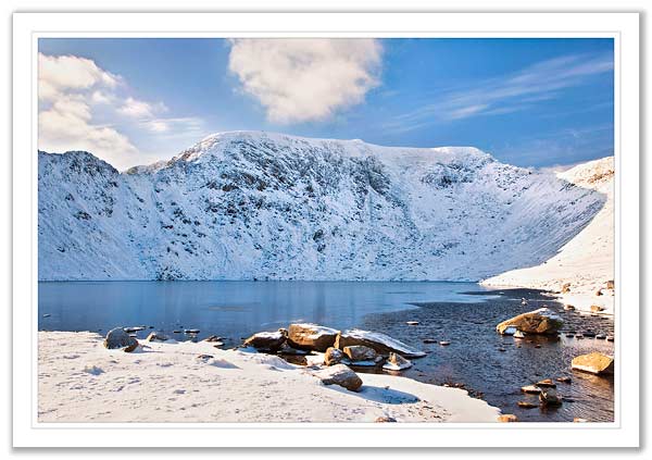 Red Tarn below Striding Edge.