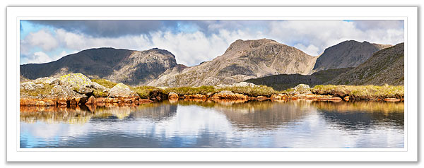 The Scafells from Three Tarns