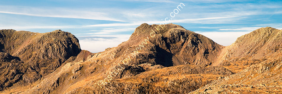 Scafell from Bowfell
