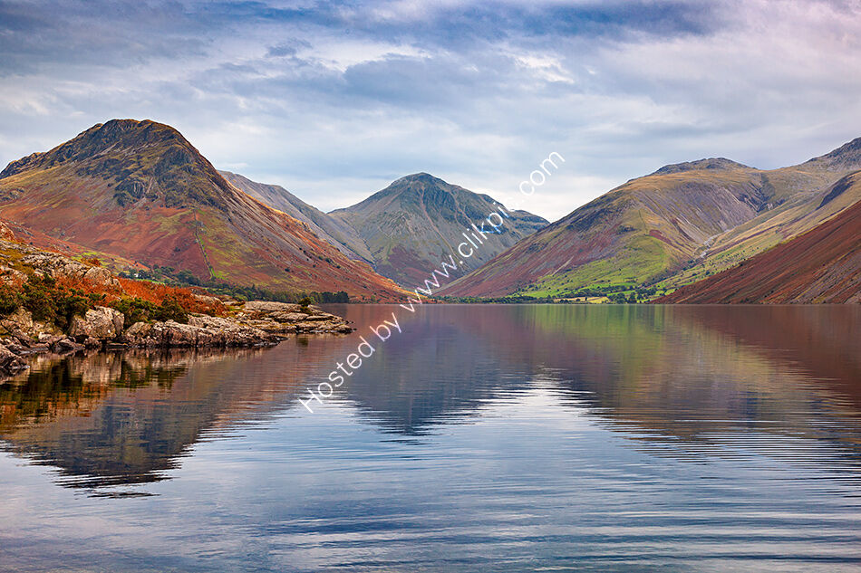 A lazy calm scene at Wastwater