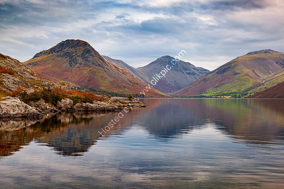 Hazy autumn light at Wastwater