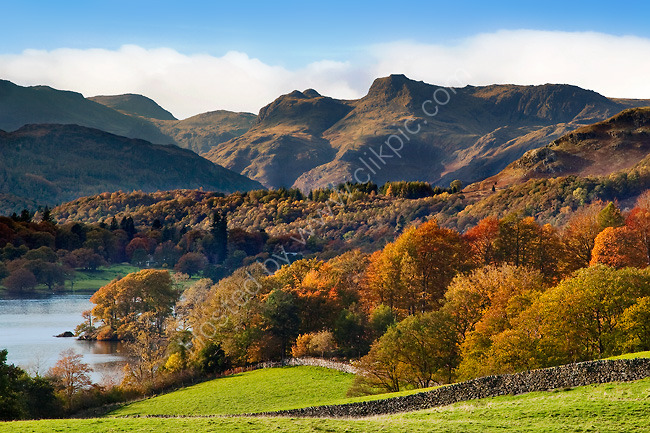 Windermere and Langdale Pikes