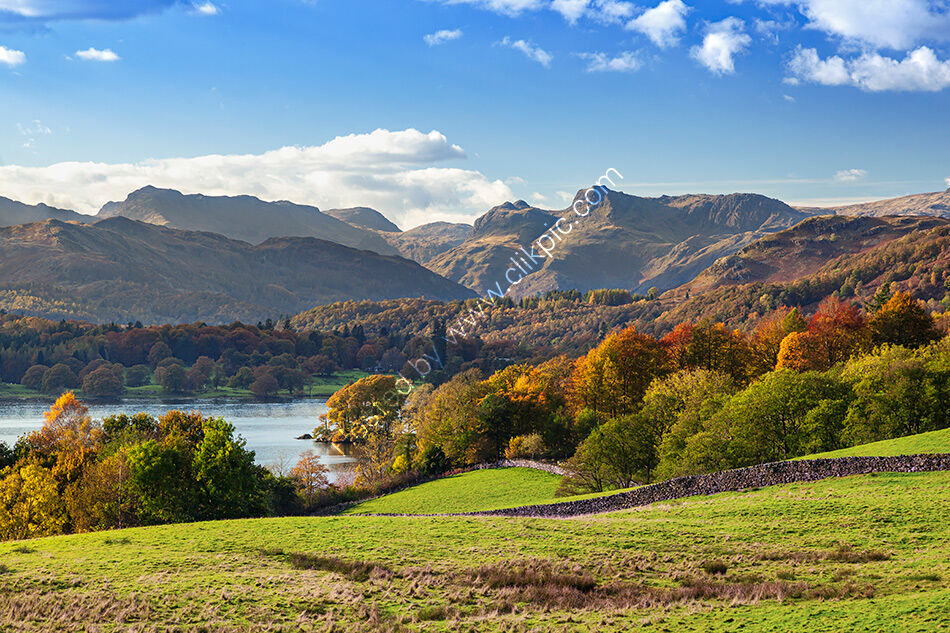 Windermere and Langdale Pikes