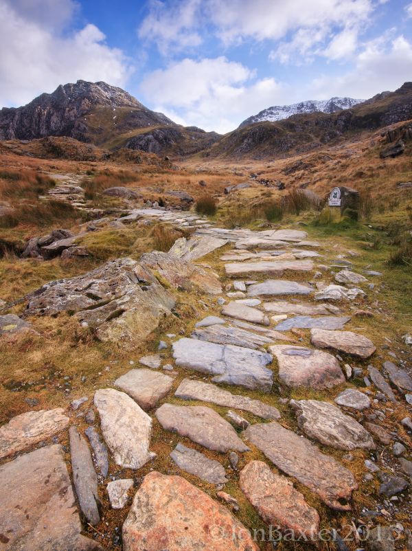 The path to Cwm Idwal .....