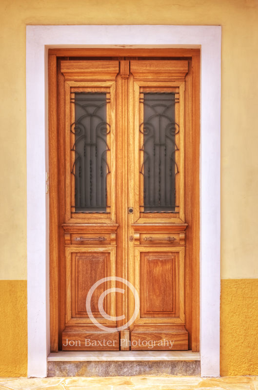 Wooden door......