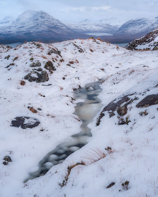 'Ice pool above Torridon'