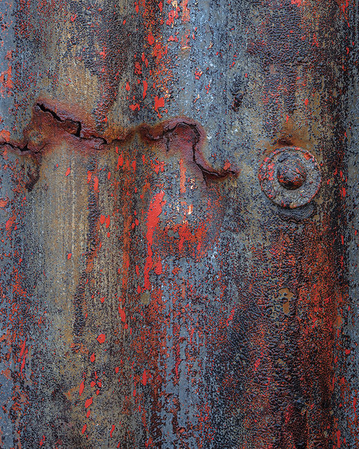 ‘Corrugated Rust Abstract’