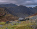 'Dubbs Hut in front of Haystacks'