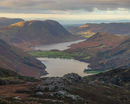 'Buttermere and Crummock from above Haystacks'